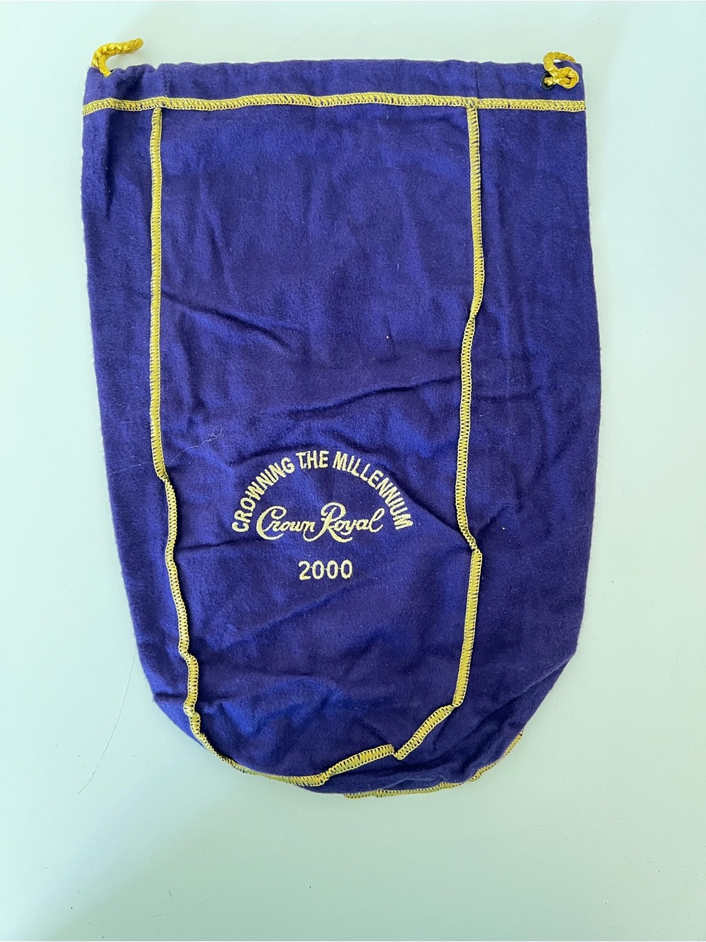 RARE Crown Royal 2000 Millennium bags liter size